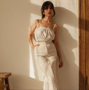 Harly Jae Poesie Crop Top in White